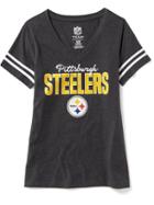 Old Navy Womens Nfl Team V-neck Tee For Women Steelers Size Xs