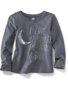 Old Navy Long Sleeve Graphic Tee Size 12-18 M - Mom