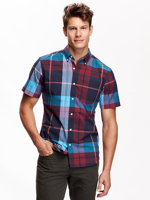 Old Navy Mens Slim Fit Classic Shirt Size Xxl Big - Slow Jam