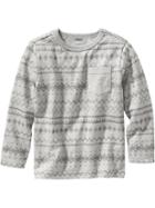 Old Navy Patterned Long Sleeve Tee Size 2t - B12b Medium Hthr Grey