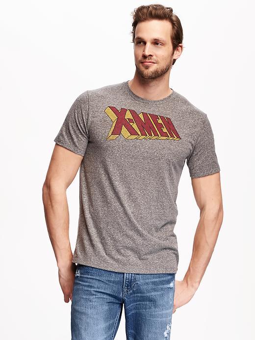 Old Navy Marvel Comics X Men Graphic Tee For Men - Heather Grey