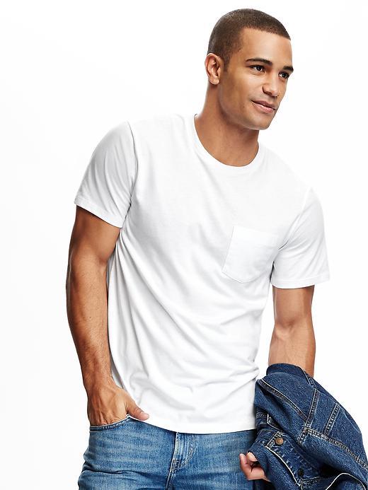Old Navy Pocket Tee For Men - Bright White