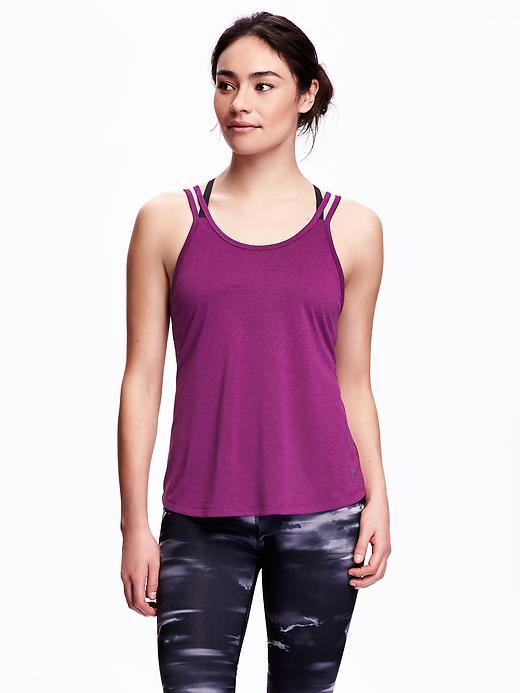 Old Navy Loose Fit X Back Tank - Purple Pizazz Poly