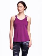 Old Navy Loose Fit X Back Tank - Purple Pizazz Poly