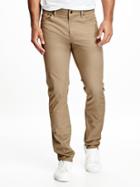 Old Navy Skinny Twill Pants For Men - Kicking Up Dust