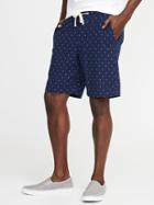 Old Navy Mens Built-in Flex Drawstring Jogger Shorts For Men (9) Indigo Size Xxl