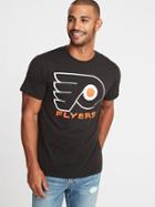 Old Navy Mens Nhl Team Graphic Tee For Men Philly Flyers Size L