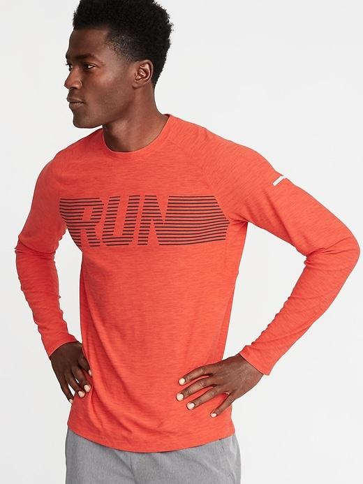 Ultra-soft Breathe On Built-in Flex Graphic Tee For Men