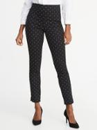 Old Navy Womens High-rise Super Skinny Ankle Pants For Women Dots Size 18