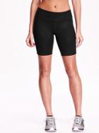 Old Navy Womens Go Dry Cool Compression Shorts 8&quot; Size L - Black
