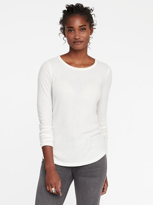 Old Navy Plush Rib Knit Sweater For Women - Creme De La Creme