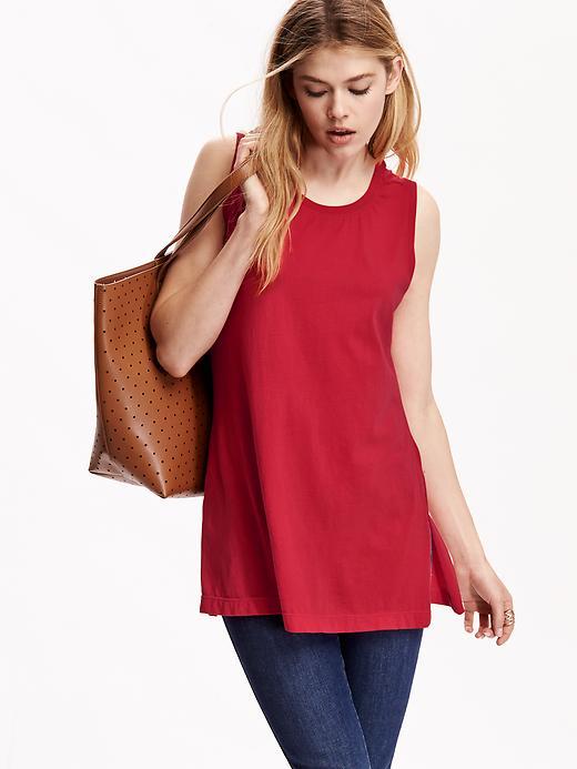Old Navy Womens Muscle Tee Tunics Size L Tall - Apple Of My Eye
