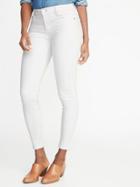 Mid-rise Clean-slate Built-in Sculpt Rockstar Super Skinny Ankle Jeans For Women
