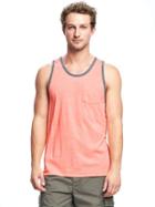 Old Navy Jersey Pocket Tank For Men - Finding Neon