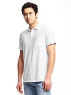 Old Navy Pocket Polo For Men - Bright White