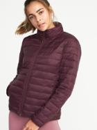 Old Navy Womens Packable Quilted Nylon Jacket For Women Sumptuous Purple Size M