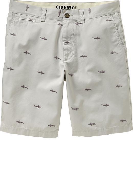 Old Navy Mens Slim Fit Twill Shorts 9 1/2&quot; - Rifle Gray