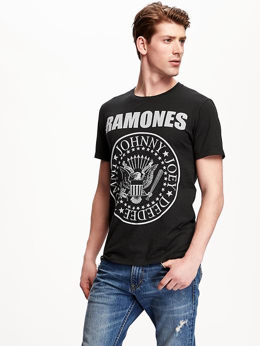 Old Navy The Ramones Graphic Tee For Men - Blackjack