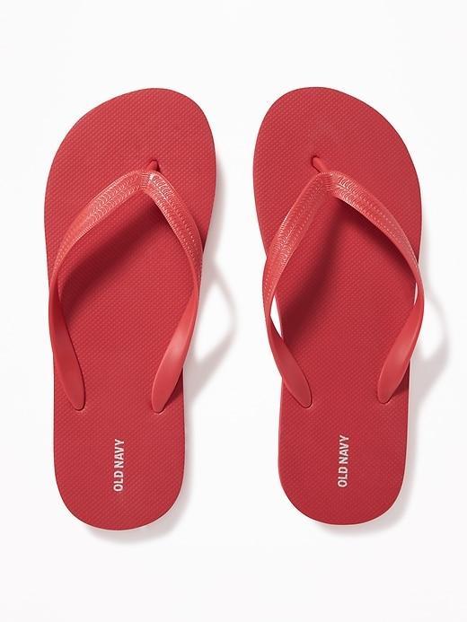 Old Navy Mens Classic Flip-flops For Men Robbie Red Size 6/7