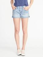 Old Navy Womens Boyfriend Shorts For Women (3) Light Authentic Size 6