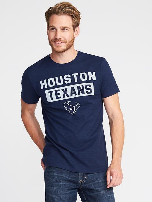 Old Navy Nfl Slub Knit Tee For Men - Texans