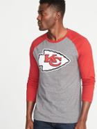 Old Navy Mens Nfl Graphic Raglan Tee For Men Chiefs Size S