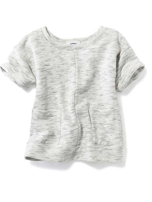 Old Navy Space Dye Pocket Top Size 12-18 M - Sea Salt