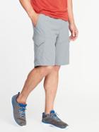 Old Navy Mens Go-dry Performance Cargo Shorts For Men (10) Gray Size L