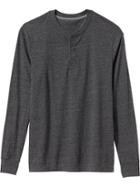 Old Navy Mens Henley Size Xxl Big - Dark Med Gray Heather