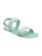 Old Navy Faux Leather Double Strap Sandals For Women - Engage Mint