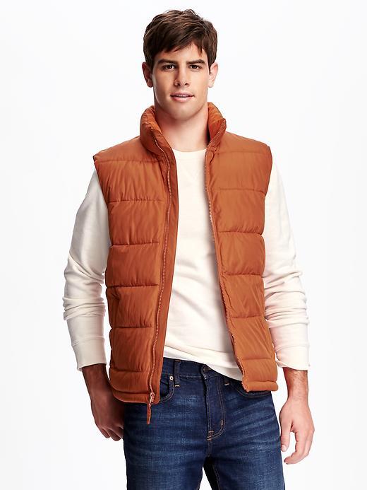 Old Navy Frost Free Puffer Vest For Men - Saturn