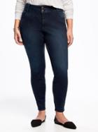Old Navy Womens Mid-rise Plus-size Built-in Sculpt Skinny Rockstar Jeans Jackson Size 30