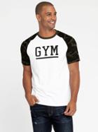 Old Navy Soft Washed Graphic Raglan Sleeve Tee For Men - Gym