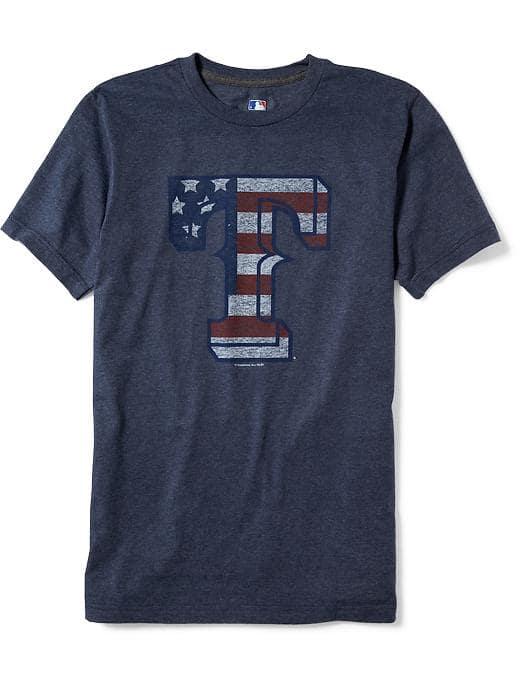 Old Navy Mlb Team Crew Neck Tee For Men - Texas Rangers