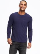 Old Navy Garment Dyed Heavy Weight Tee For Men - Big Navy