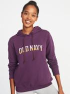 Vintage Logo-graphic Pullover Hoodie For Women