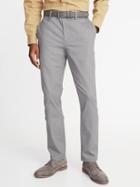 Old Navy Mens Athletic Ultimate Built-in Flex Non-iron Pants For Men Gray Stone Size 28w