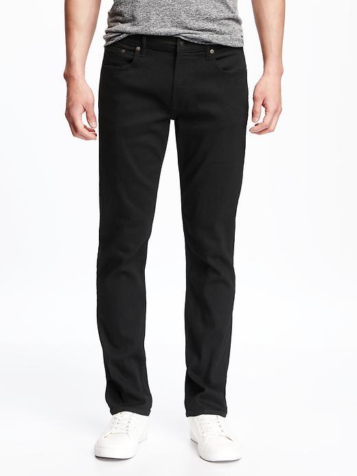 Old Navy Built In Flex Max Slim Jeans For Men - Black Rinse