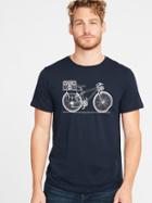 Old Navy Mens Graphic Soft-washed Tee For Men Boombox Bike Size S