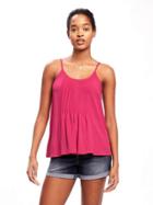 Old Navy Pintuck Cami Swing Tank For Women - Party Started Pink