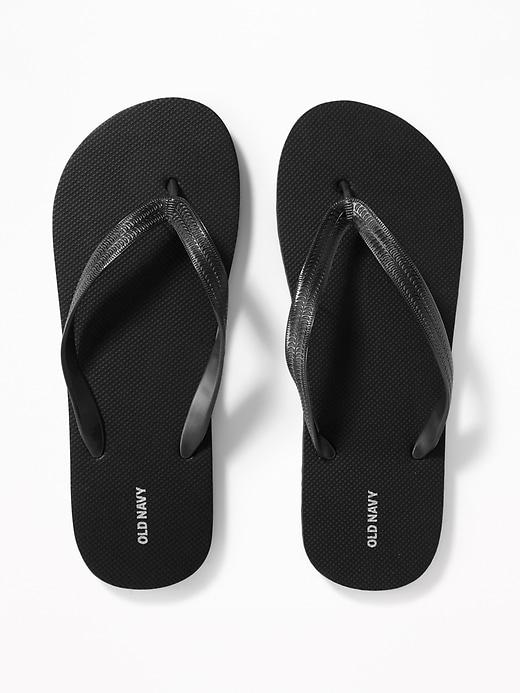 Old Navy Mens Classic Flip-flops For Men Black Size 10/11