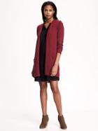 Old Navy Long Open Front Cardi For Women - Marion Berry