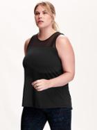 Old Navy Womens Plus Mesh Panel Tanks Size 2x Plus - Black