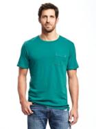 Old Navy Garment Dyed Crew Neck Tee For Men - Dried Sage