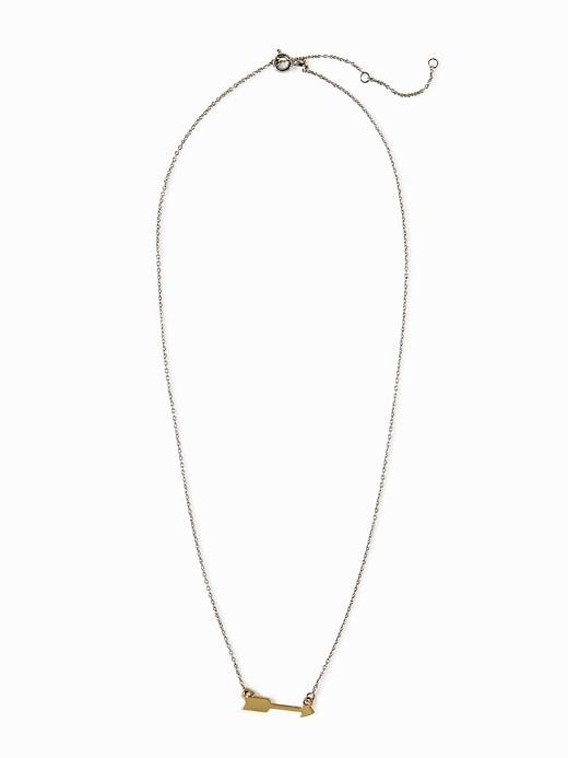 Old Navy Womens Arrow Pendant Necklace For Women Mix Metal Size One Size