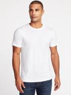 Old Navy Mens Soft-washed Crew-neck Tee For Men Bright White Size M
