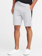 Old Navy Mens Go-dry Fleece Performance Shorts For Men Heather Gray Size L