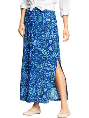 Old Navy Old Navy Womens Printed Maxi Skirts - Light Blue Print