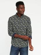 Old Navy Slim Fit Built In Flex Oxford Shirt For Men - Only Yew
