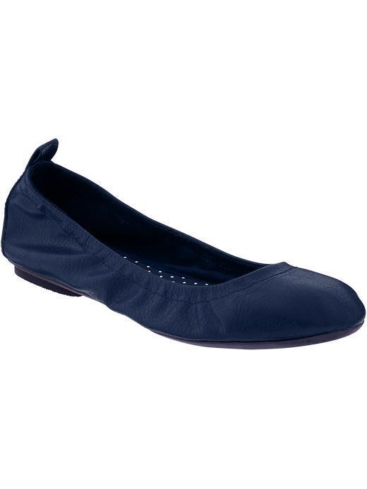Old Navy Womens Scrunch Ballet Flats - Into The Deep